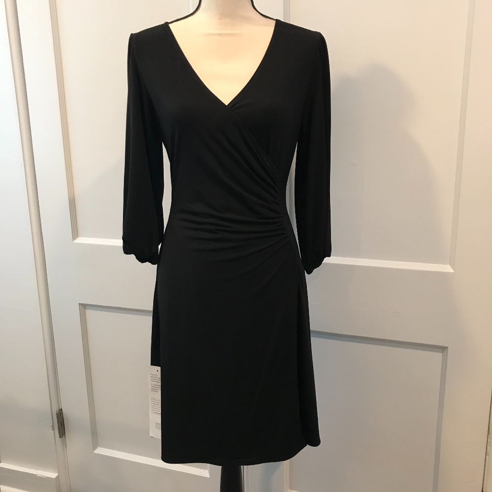 Laundry By Design - L/S Side Shirred Dress - Picture 2 of 7